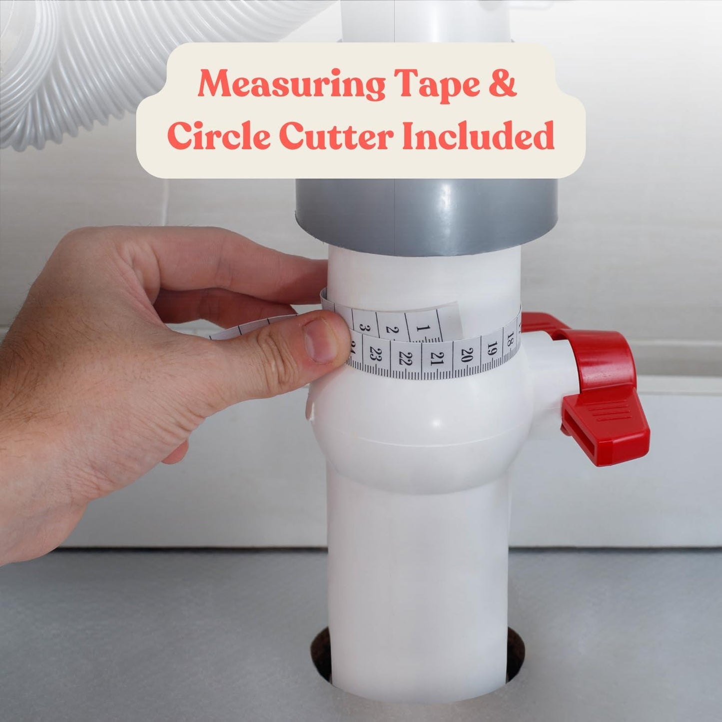 3 in 1 SET: Under Sink Mat with Cutout for Pipes-Cut to Size Under Sink Mat 34x22''-Cut to Fit Sink Mats Silicone