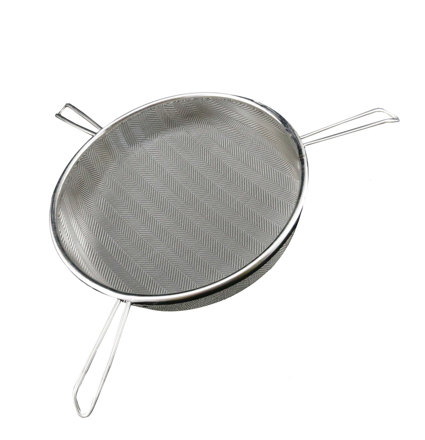 Stainless Steel Tri-Handle Metal Honey Strainer
