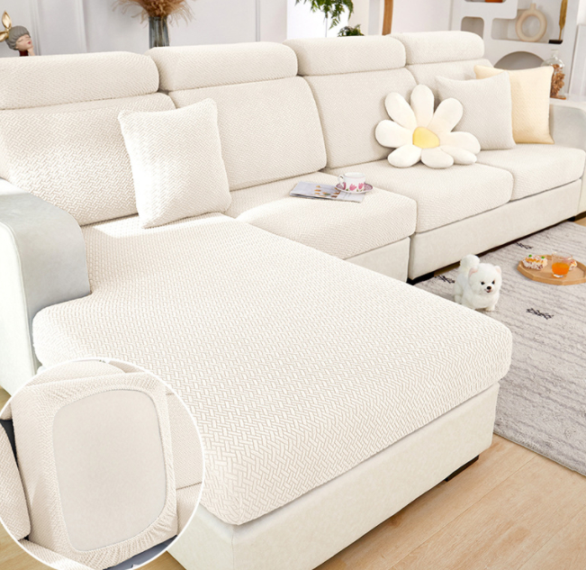 Premium Stretch Velvet Sofa Cover – Washable, Non-Slip, Pet & Kid Friendly