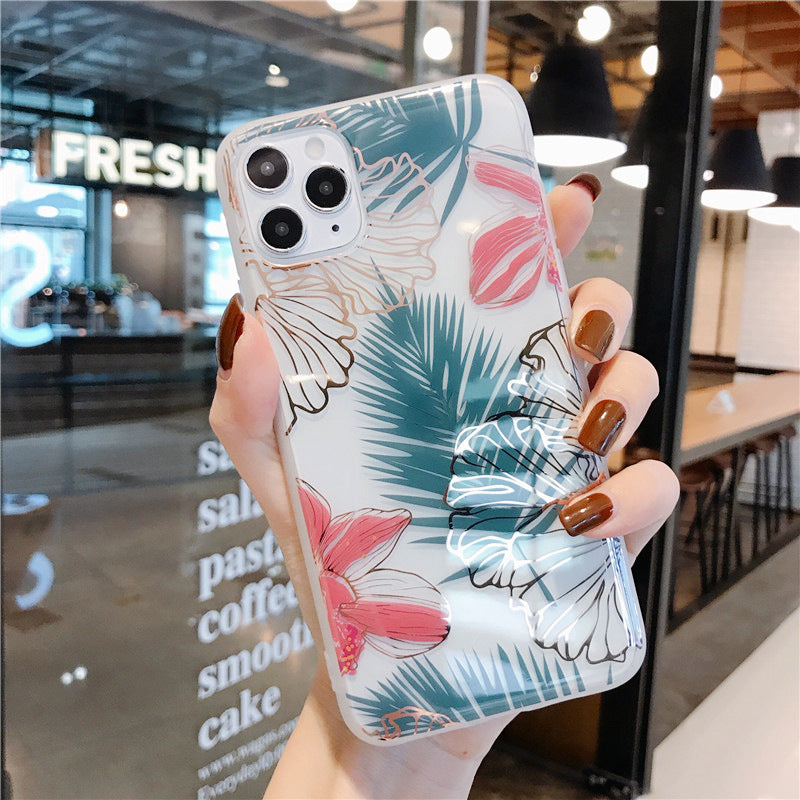 Flower phone case CJDropshipping