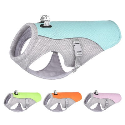 Dog Cooling Vest - Lightweight, Breathable, and Reflective