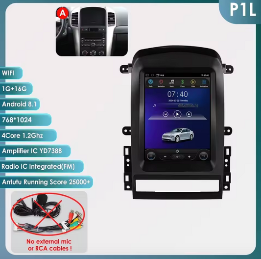 Chevrolet Captiva Sport 2006 - 2012 Multimedia Hizpo Auto Radio Global Store