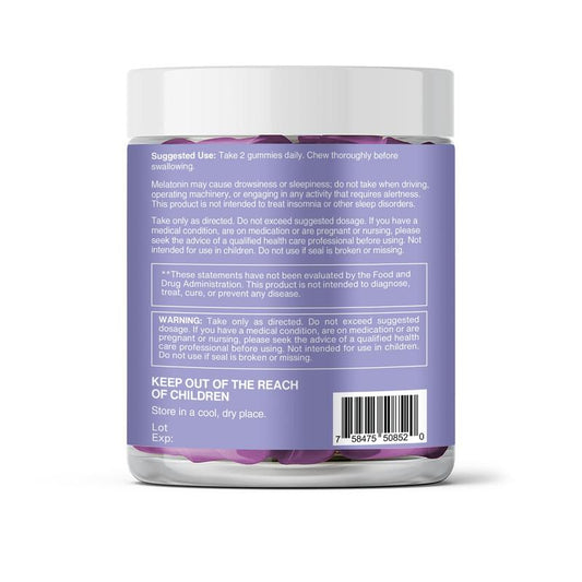 Bella All Natural Sleep Gummies, Passionfruit Flavor, 60Ct