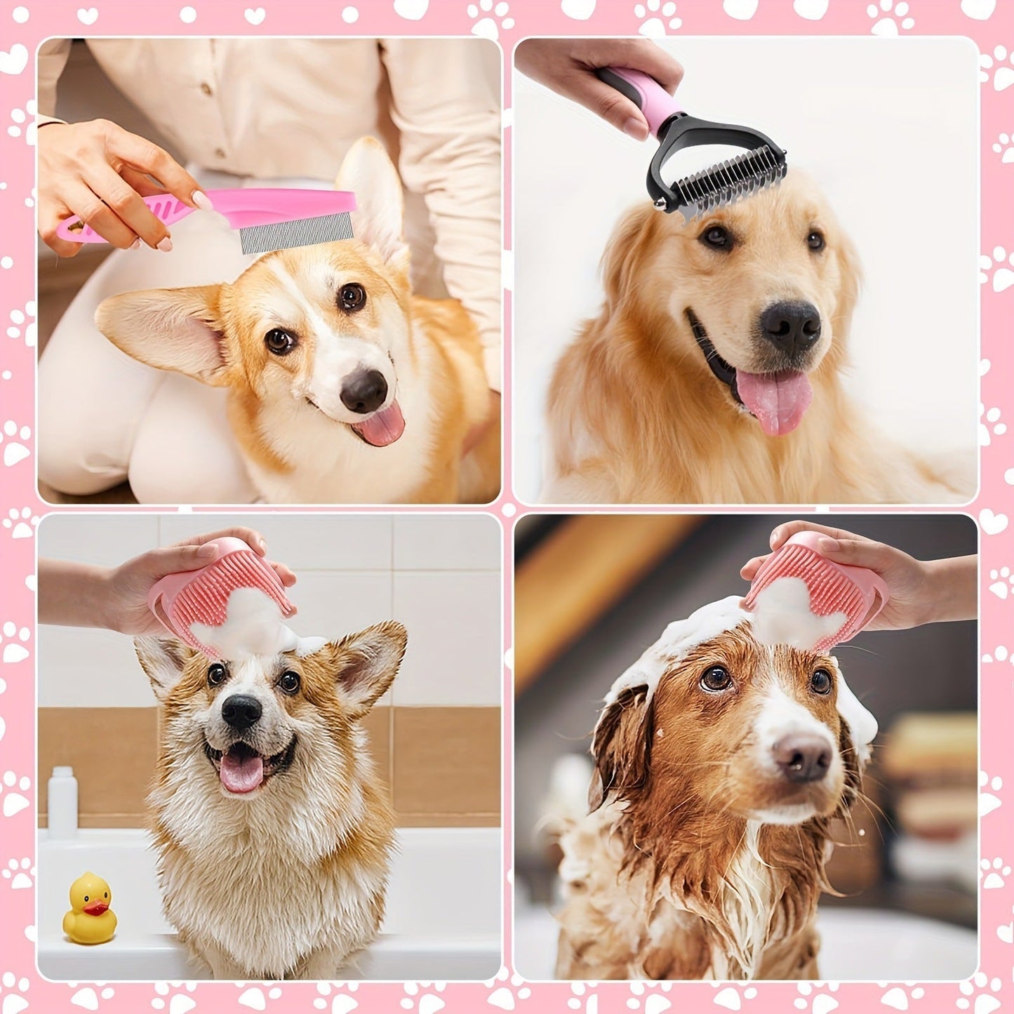 8-piece Dog Beauty Tools Self-Cleaning Sets Shop1104370011 Store