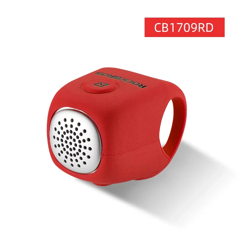 Electric Cycling Bell 110 Db Horn Rainproof MTB Bicycle Handlebar Silica Gel Shell Ring Bike Bell Bicycle Accessories