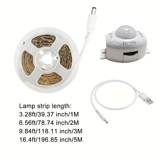 Flexible Motion Sensor LED Strip for Home Lighting Champagne Apollo