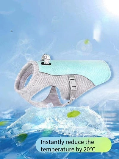 Dog Cooling Vest - Lightweight, Breathable, and Reflective