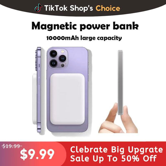 10Kmah Magsafe Wireless Magnetic Power Bank Portable Charger for Apple Watch-Airpods 22.5W PD Fast Charging for Iphone 15/14/13/Pro/Mini/Pro Max Battery Pack Quick Charger for Old Phone Travel Gift