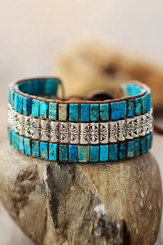 View details for Handmade Triple Layer Natural Stone Bracelet Handmade Triple Layer Natural Stone Bracelet
