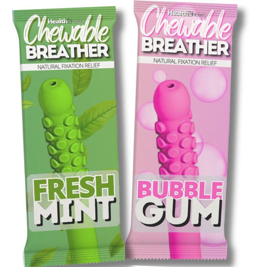 Essential Oil Aromatherapy Chew Fidget Toy Puffer to Calm Cravings Reduce Stress Smell or Puff