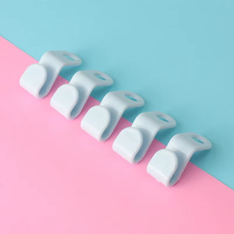 5Pcs Hanger Hook Connector Can Stack Clothes Hooks, Wardrobe Organizing and Storage Multifunctional Hook Connection Buckle
