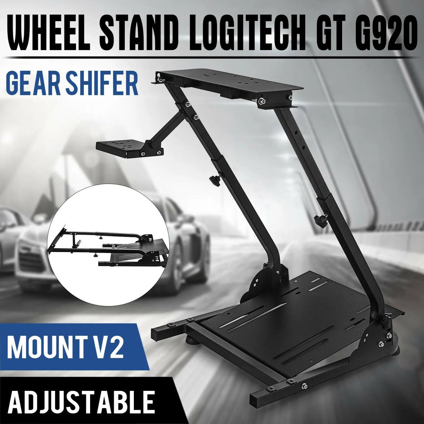 Racing Steering Wheel Holder Height Adjustable For Logitech G25 G27 G29 G920 FUNCASTLE Tools Global Store