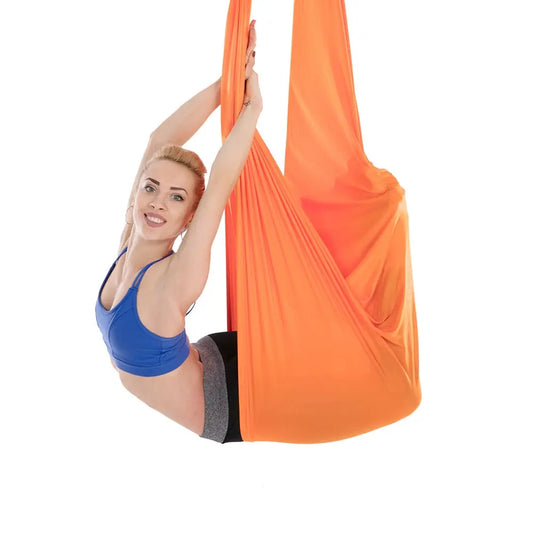 Aerial Yoga Hammock Elastic Nylon Yoga Training Belt Anti Gravity Yoga AliExpress