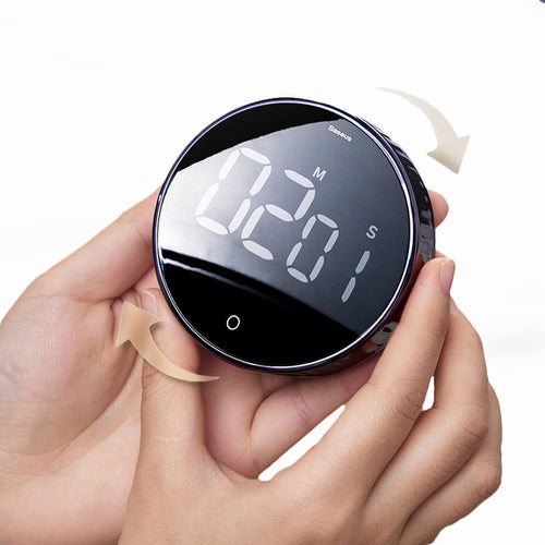 Baseus Magnetic Kitchen Timer Digital Timer Manual Countdown Alarm