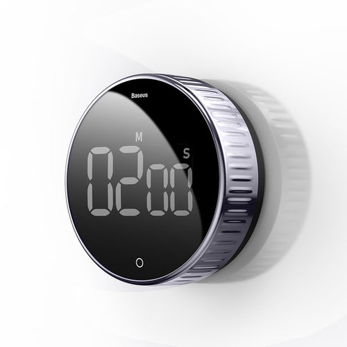 Baseus Magnetic Kitchen Timer Digital Timer Manual Countdown Alarm