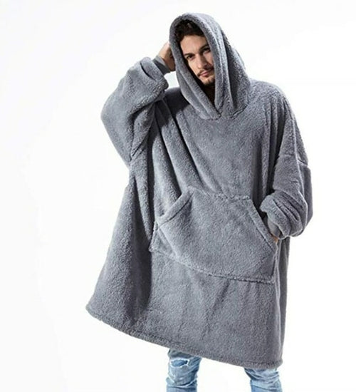 Blanket With Sleeves Women Oversized Winter Hoodie Fleece Warm Hoodies