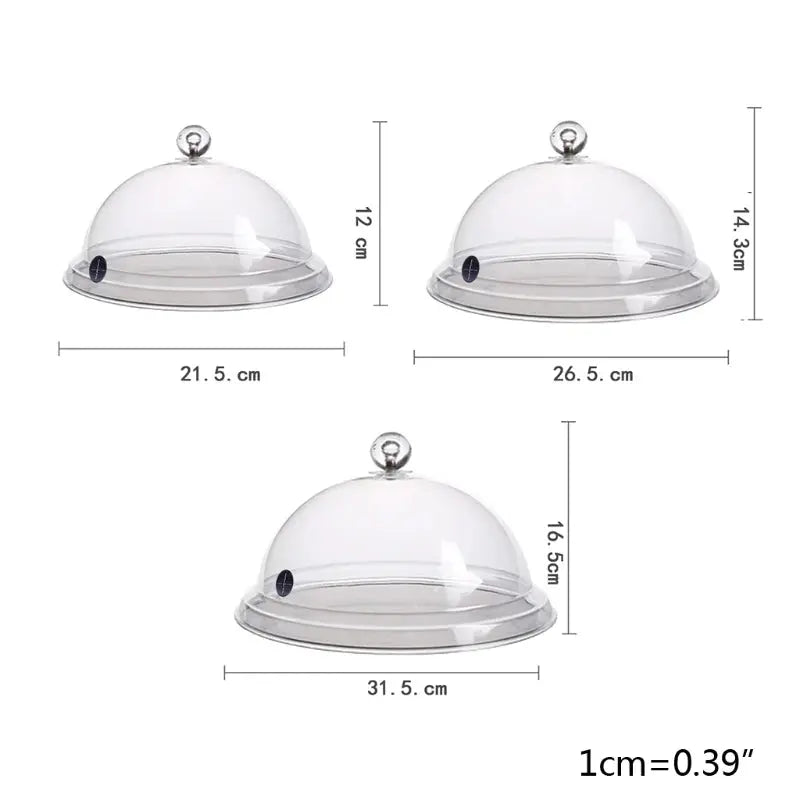 2024 New Home Smoking Dome Cover Kitchen Cooking Smoke Hood Acrylic