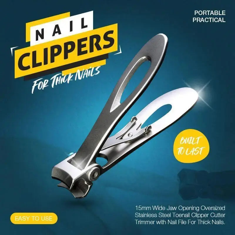 Nail Clippers For Thick Nails Trimmer Manicure Toenail Stainless-Steel