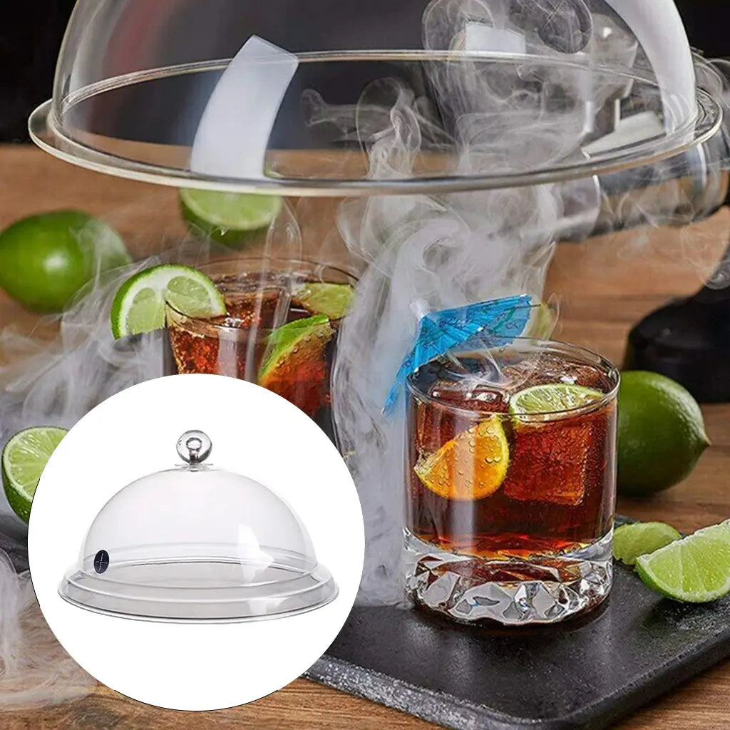 Home Smoking Dome Cover Kitchen Cooking Smoke Hood Acrylic Smoke