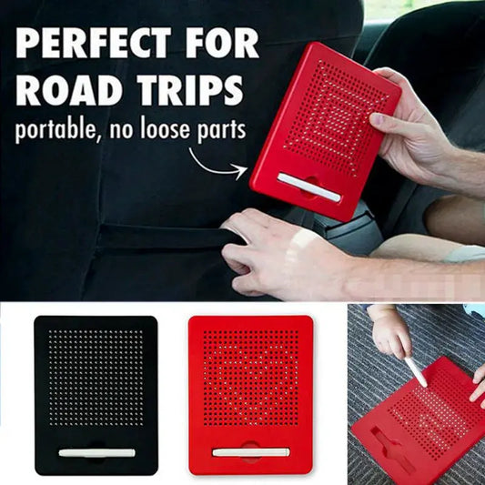 Magnetic Ball Sketch Pad Tablet Drawing Pen Board With Magnetic Stylus For Kid Montessori Educational Trip Activities Magnet Toy Yiwatto Store