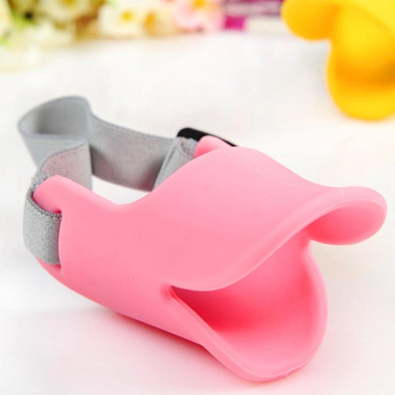 Silicone Dog Muzzle for Small Dogs - Duckbill Design Teal Zeus