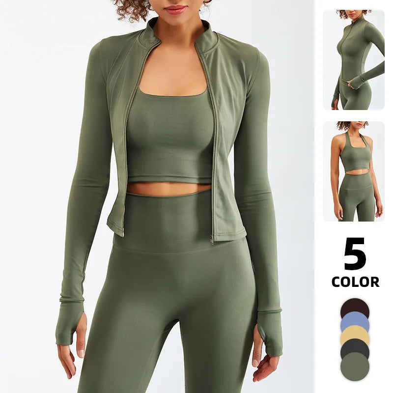Sport Yoga Set Women Tracksuit