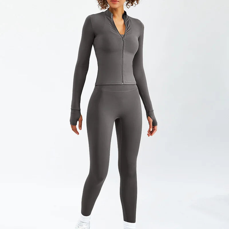 Sport Yoga Set Women Tracksuit