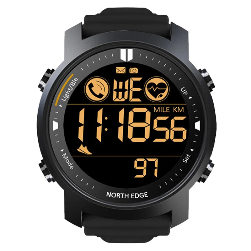 Rugged Military Smartwatch – Android & iOS Compatible