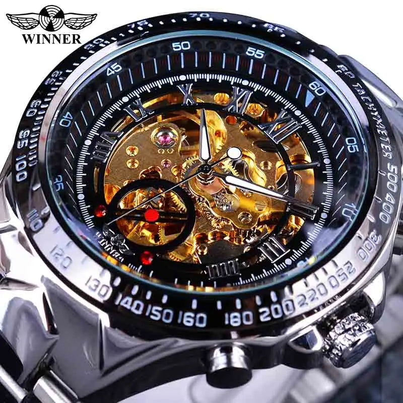 Born To Be A Winner Luxury Montre Homme Sports Watch GMT