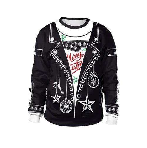New listing Christmas Sweaters Stylish Unisex Men Women Santa Claus