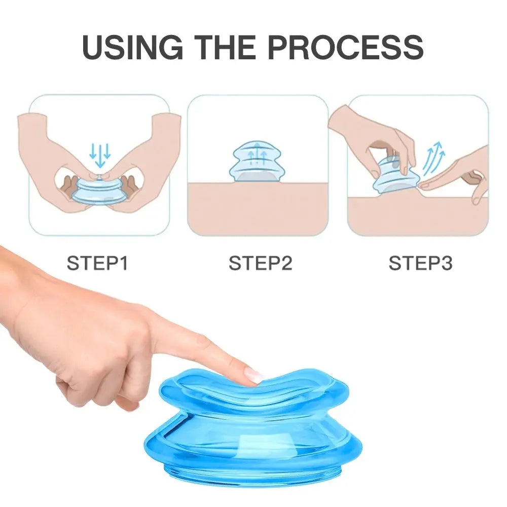 Silicone Jars Vacuum Cupping Therapi Set Ventosa Suction Cup Massage