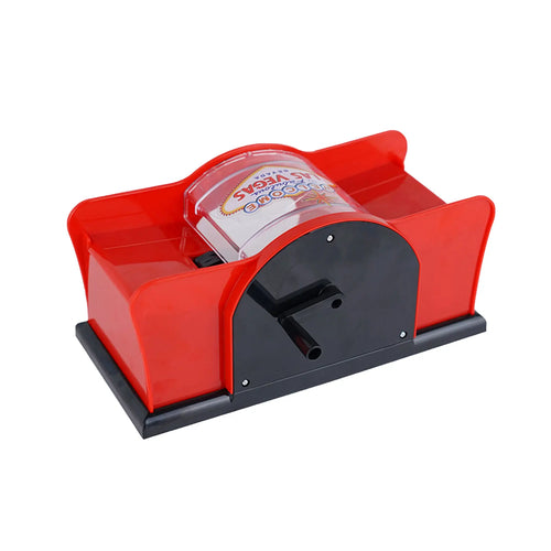 Poker Card Shuffler 23X11X11cm Board Game Hand Cranked Playing Cards