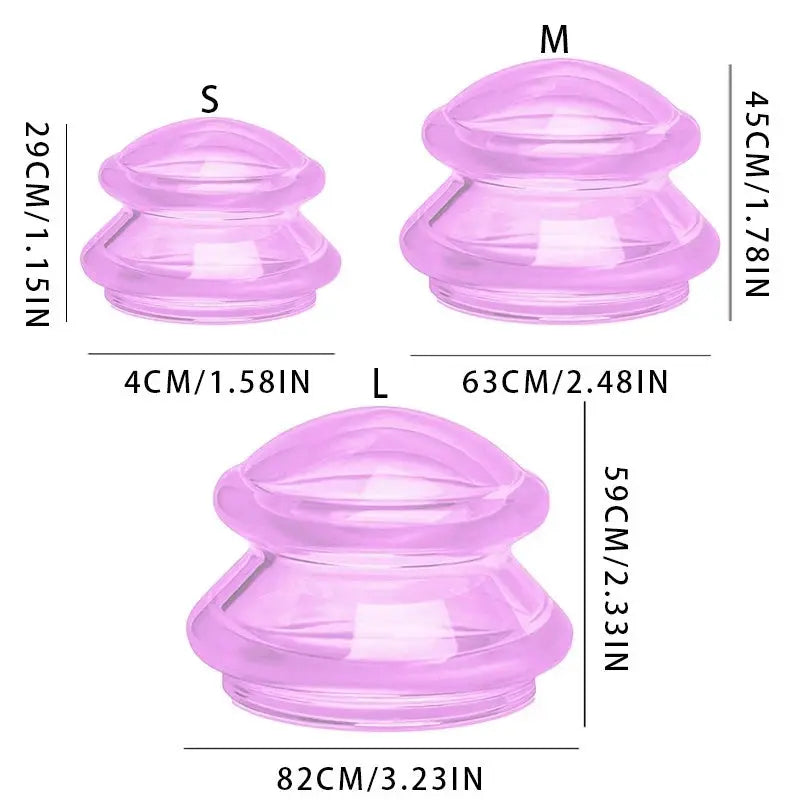 Silicone Jars Vacuum Cupping Therapi Set Ventosa Suction Cup Massage