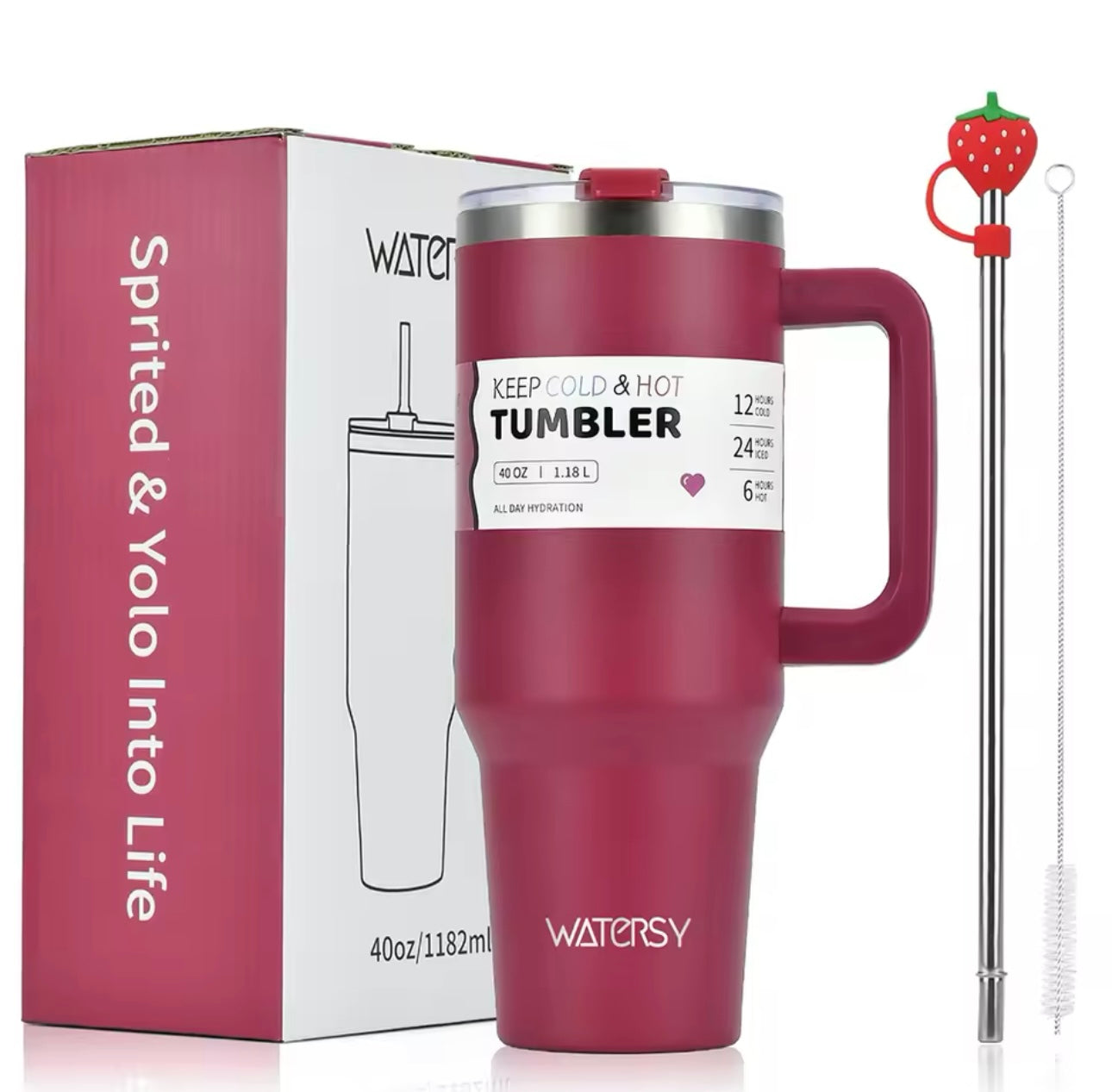 ThermoMax 40oz Insulated Mug with Handle™ Watersy Store