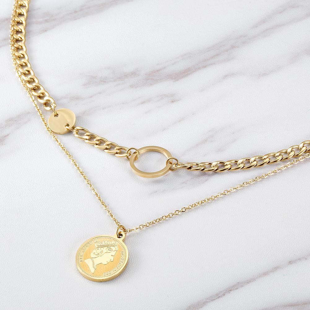 View details for Coin Layered Necklace Coin Layered Necklace