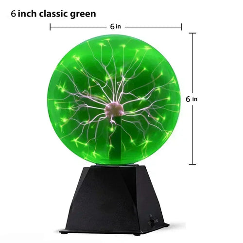 8 Inch Sound Control Magic Plasma Ball Lamp LED Night Light Atmosphere