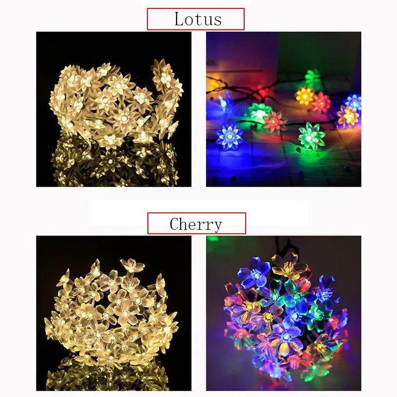 BlossomGlow – Solar-Powered Cherry Blossom Lights