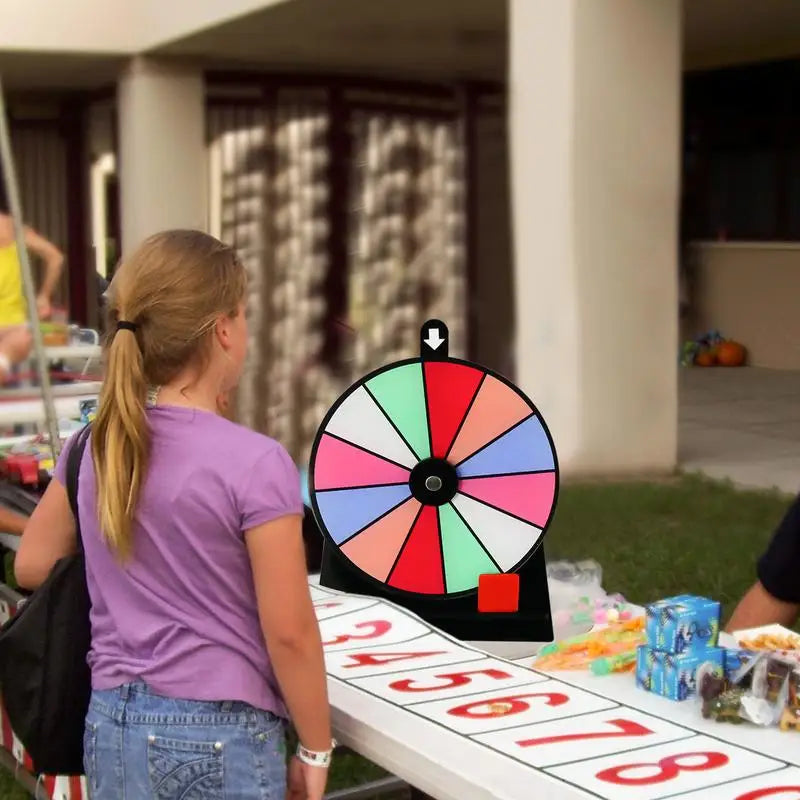 SpinningPrize Wheel Tabletop Lottery Activity Turntable Draw