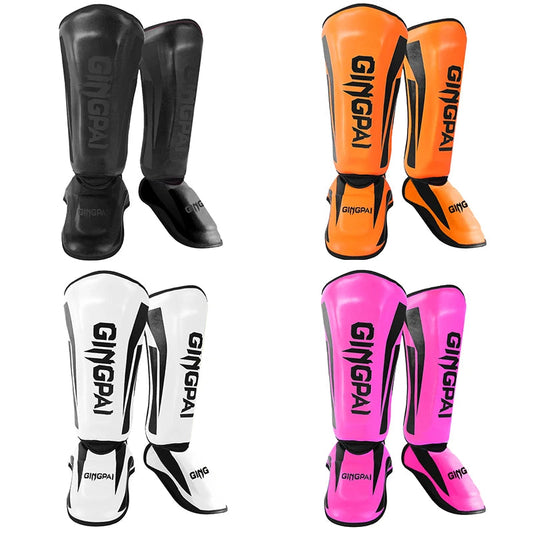 Kickboxing Boxing Shin Guard Pads Muay Thai Martial Arts Sanda Wushu Leg Protector Taekwondo Ankle Guards Stone's Store