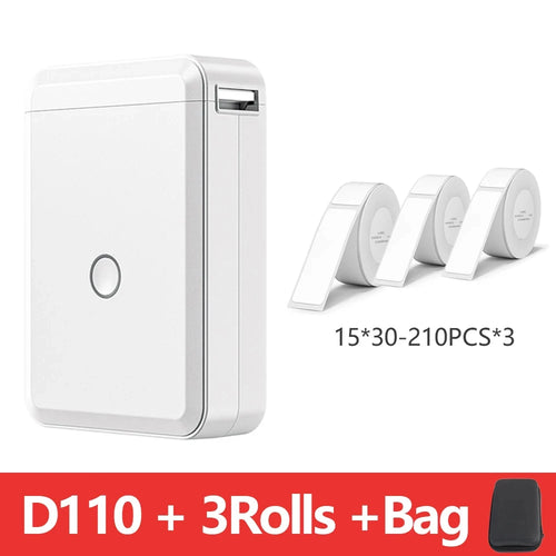 Niimbot D110 Portable Mini Printer Thermal Adhesive Sticker Label
