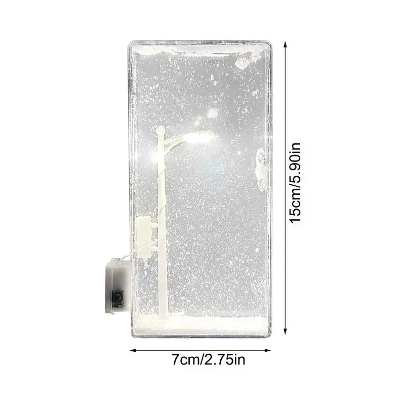 Handmade Snow Night Street Lamps Material Kit Christmas Crafts Snowy AliExpress