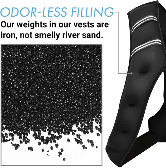 Weighted Vest Workout Equipment, 12lbs/5.44kg Body Weight Vest for Men, Women, Kids Sports And Fitness Equipment Store