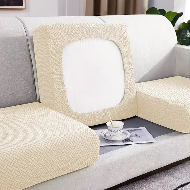 Premium Stretch Velvet Sofa Cover – Washable, Non-Slip, Pet & Kid Friendly