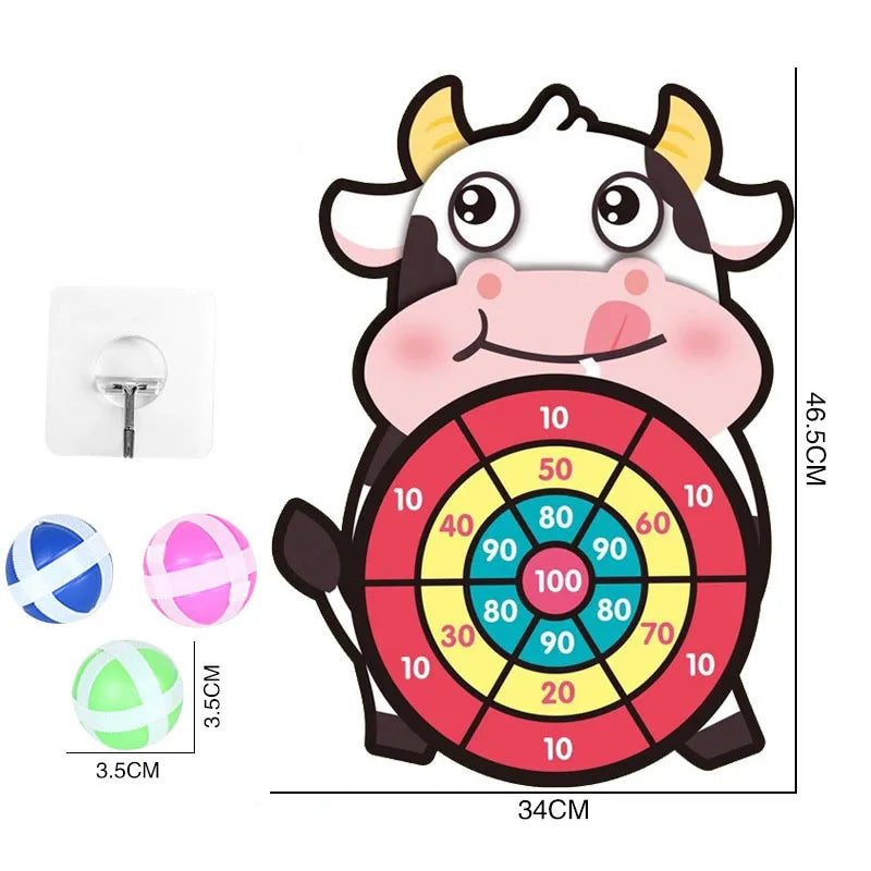 Kids Educational Dart Board Set