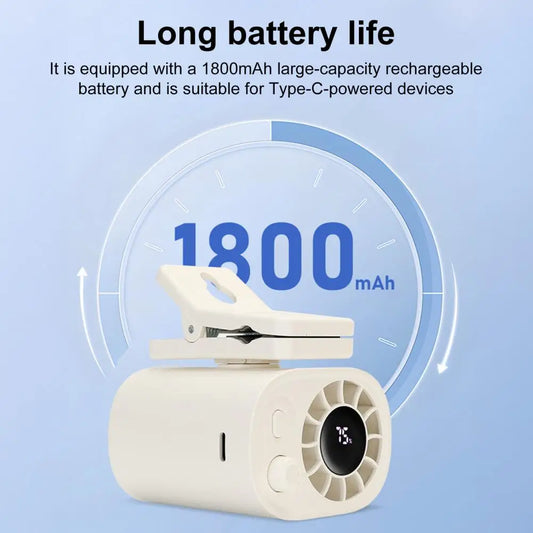 Chill Anywhere: USB Rechargeable Cooling Fan
