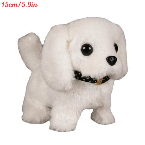 Realistic Electric Simulation Smart Dog Plush Toy Cute Little Puppy