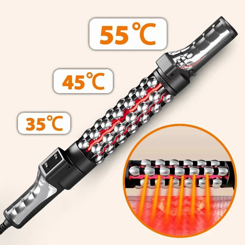 New 36W Relaxed Red Light Heated Massage Device Roll Massager 360°