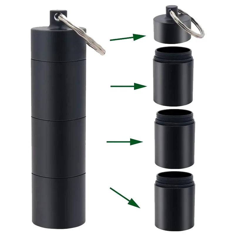 Portable Mini Pill Box - Waterproof and Sealed Organizer