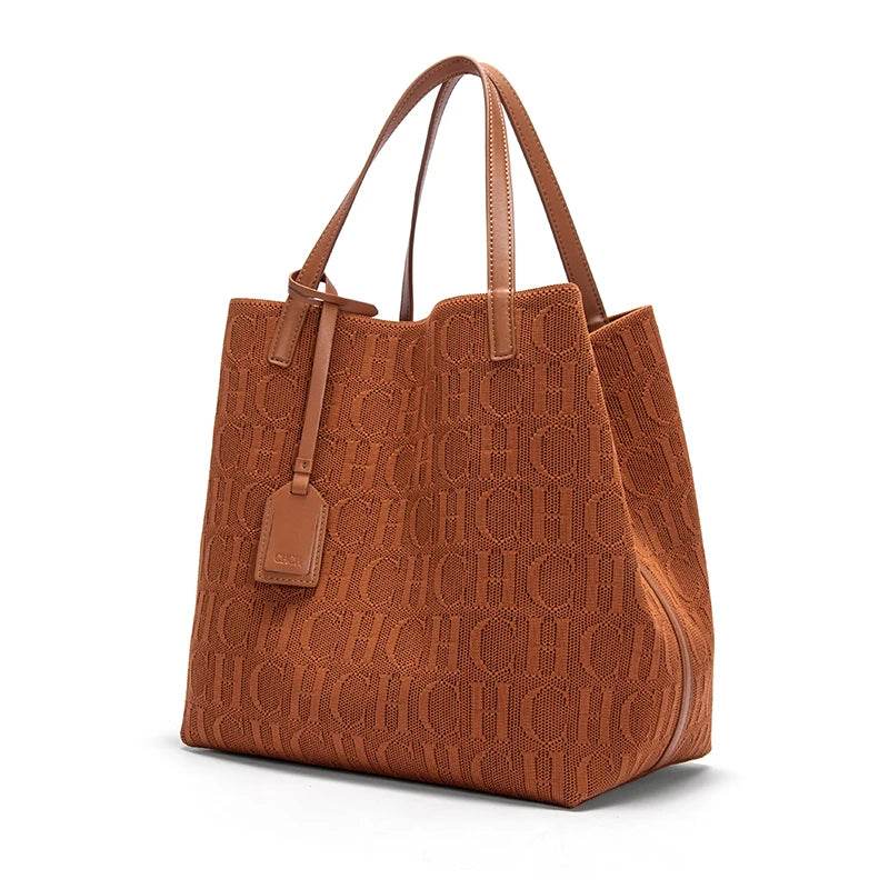 Fashionable Classic New Solid Color Outer Bag Women's Handbag Exquisite Craftsmanship Large Capacity Tote Bag