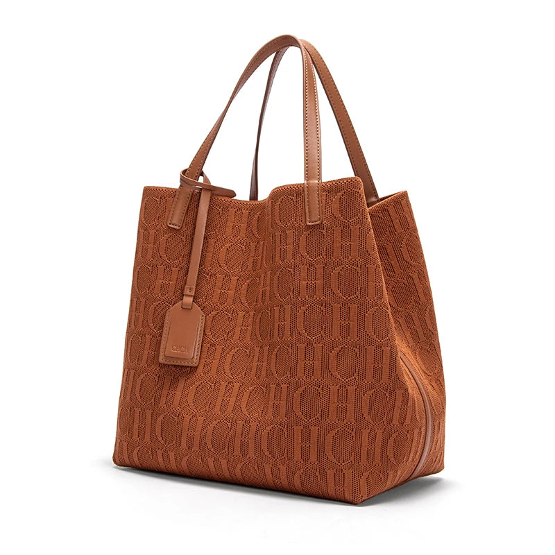 Fashionable Classic New Solid Color Outer Bag Women's Handbag Exquisite Craftsmanship Large Capacity Tote Bag